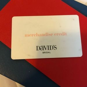 MAKE AN OFFER! David’s bridal gift card